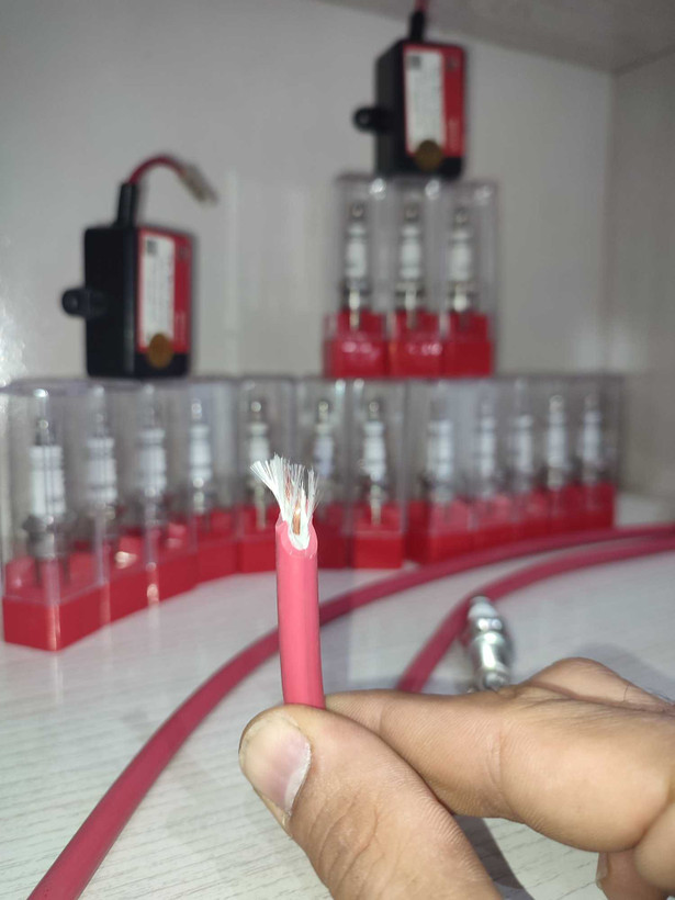 پک تقویت برق موتور سیکلت هندا دارای وایر شمع تقویتی+شمع ایریدیوم+رله شتاب+ سرشمع