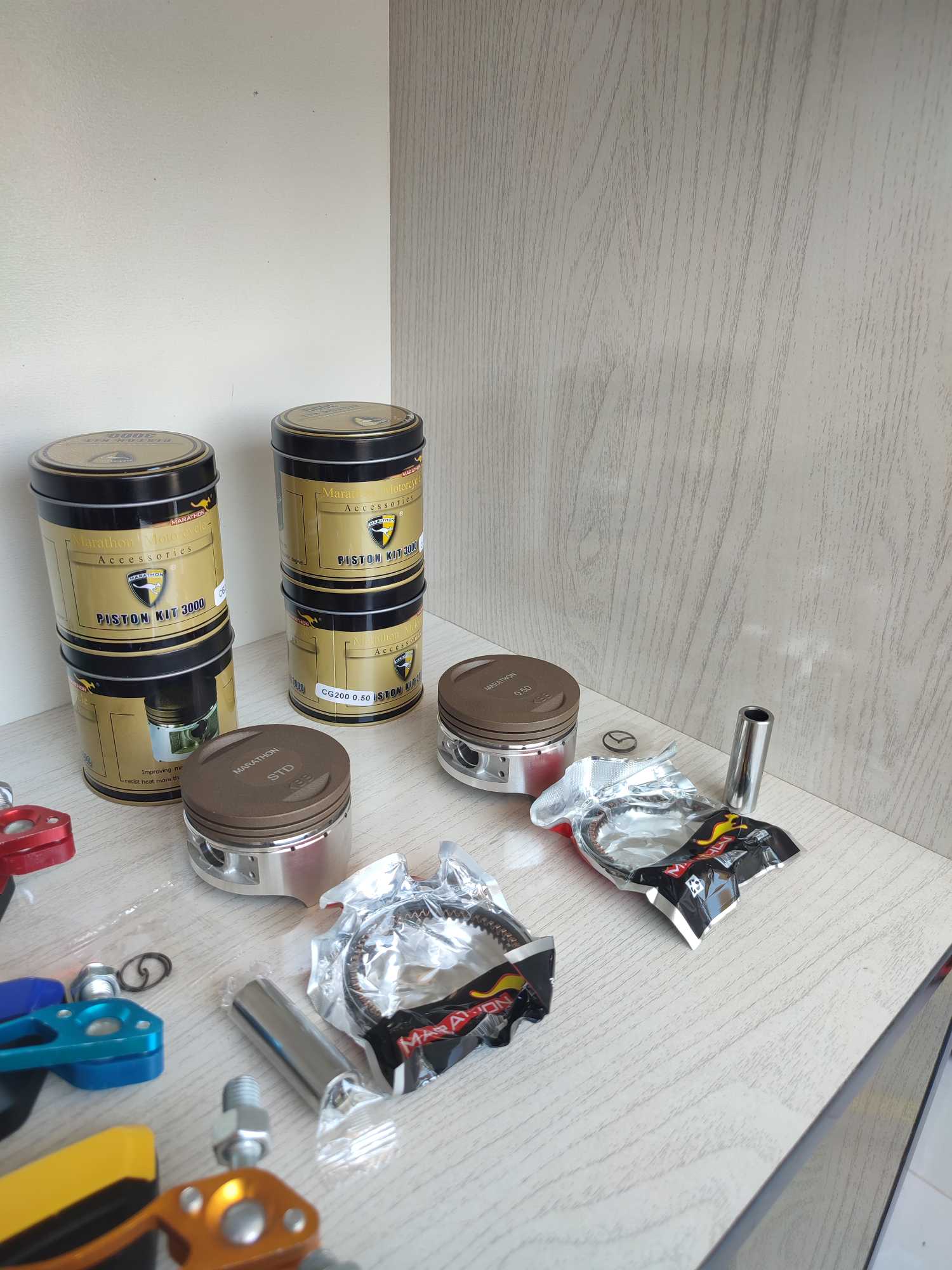 رینگ و پیستون کله قهوه ای هندا ۲۰۰ کیفیت وارداتی