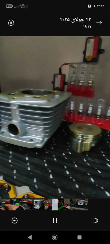 پک کامل سیلندرWR 250cc (گژنپین ۱۵ کیفیت وارداتی GRADE(A) قابل نصب بروی تمامی موتور سیکلت های هندا)