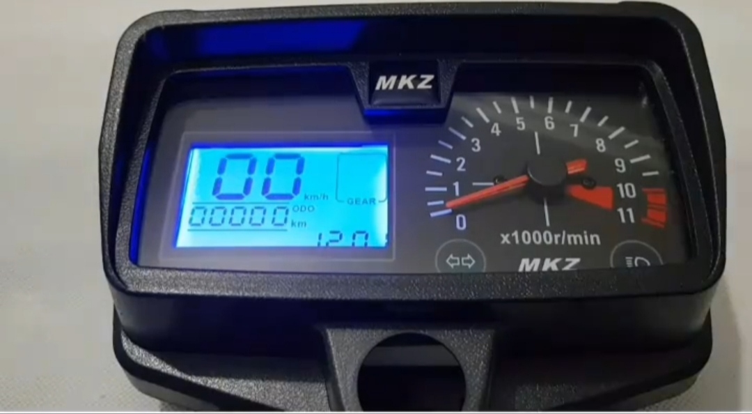 کیلومتر نیمه دیجیتال mkz (شرکت متین خوردو) قابل نصب بروی تمامی موتورسیکلت ها