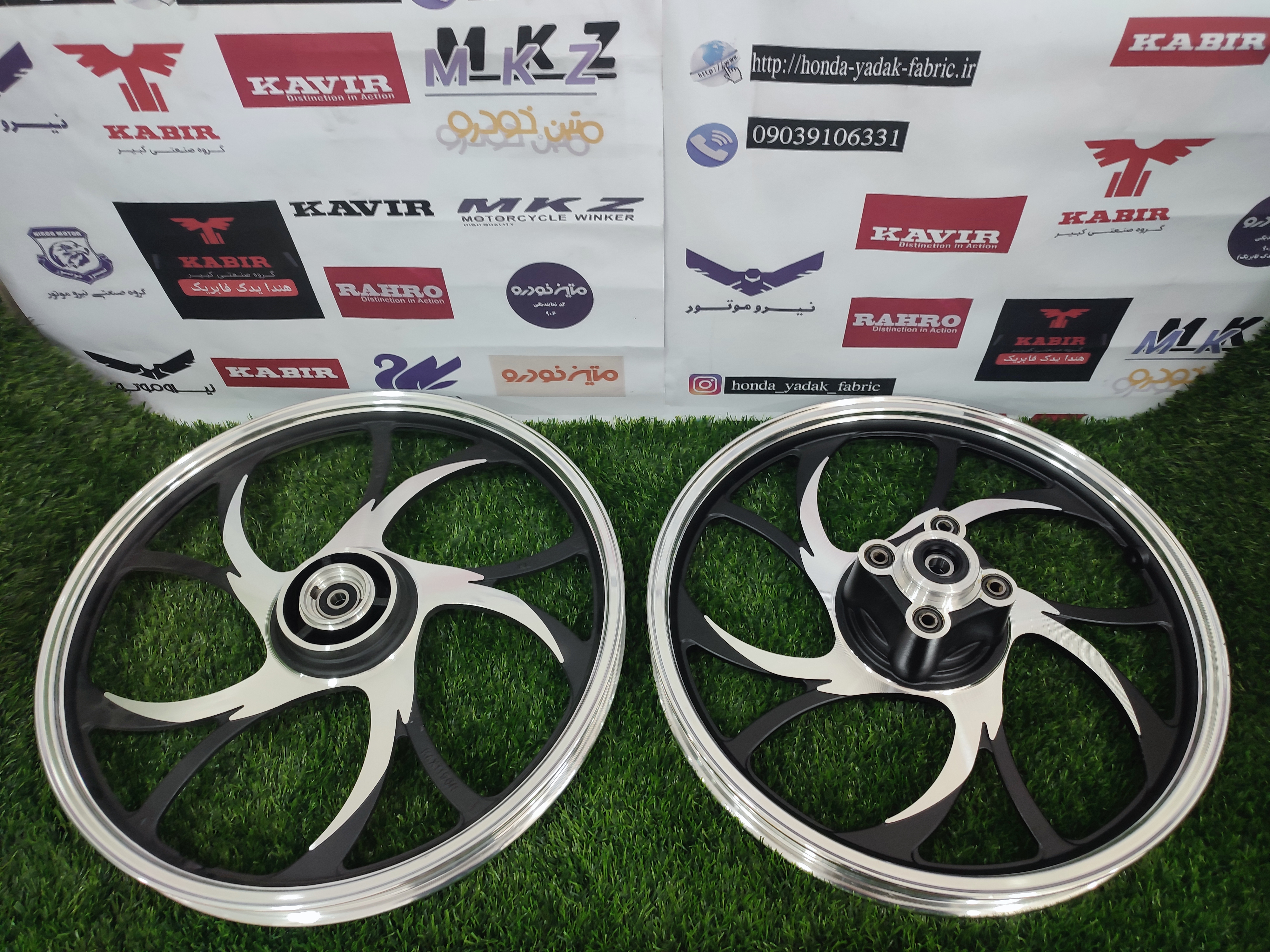 رینگ اسپرت شمشیری هندا کیفیت وارداتی قابل نصب بروی تمامی موتورسیکلت ها