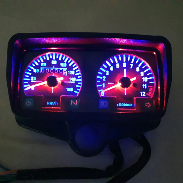 کیلومتر پرایدی LED دنده شمار دار وارداتی مناسب برای موتور سیکلت هندا
