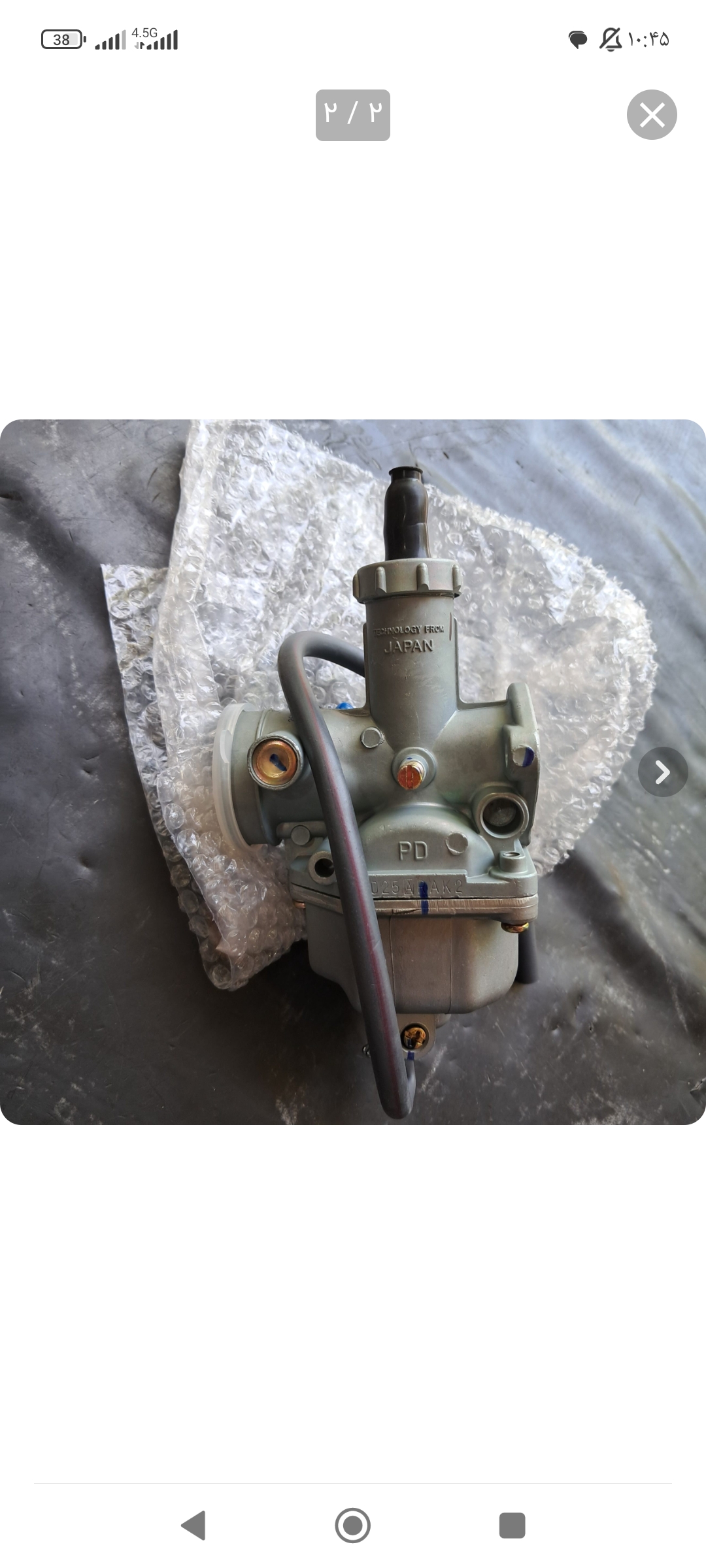 کاربراتور هندا ۲۰۰ مناسب برای تمامی موتورسیکلت ها کیفیت وارداتی