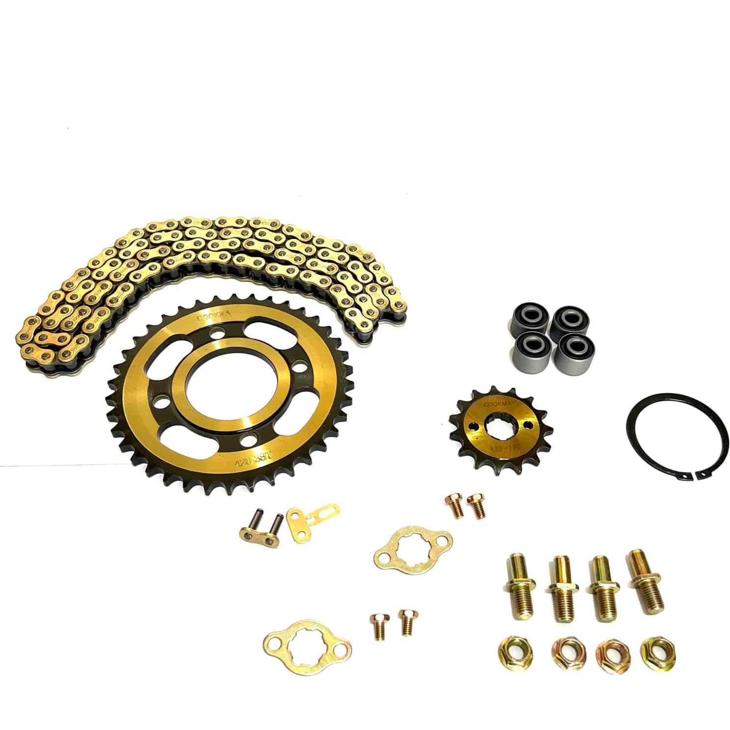 ست دنده زنجیر پک کامل دنده ۳۸-۱۵ کیفیت بسیار عالی